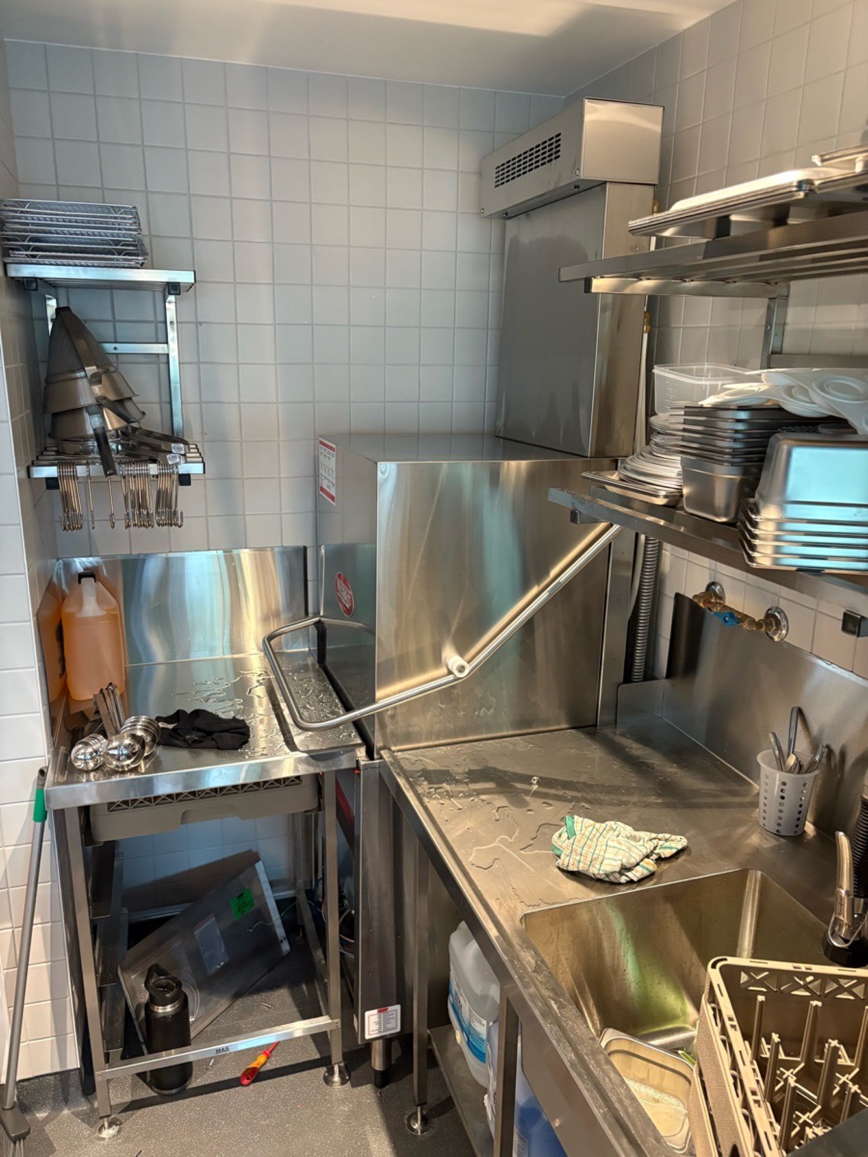 Commercial cold room interior